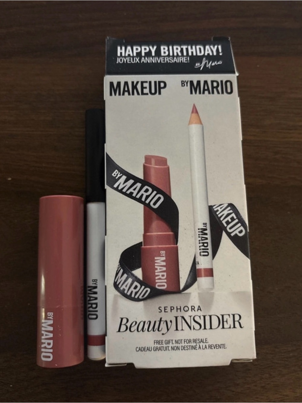 Makeup By Mario Lip Duo in Mauve Pink